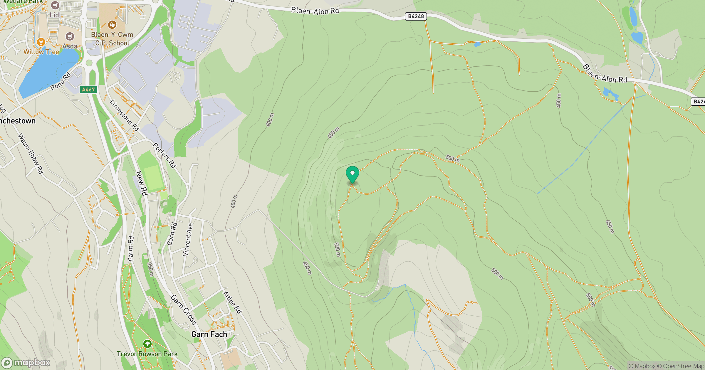 Mulfran location map