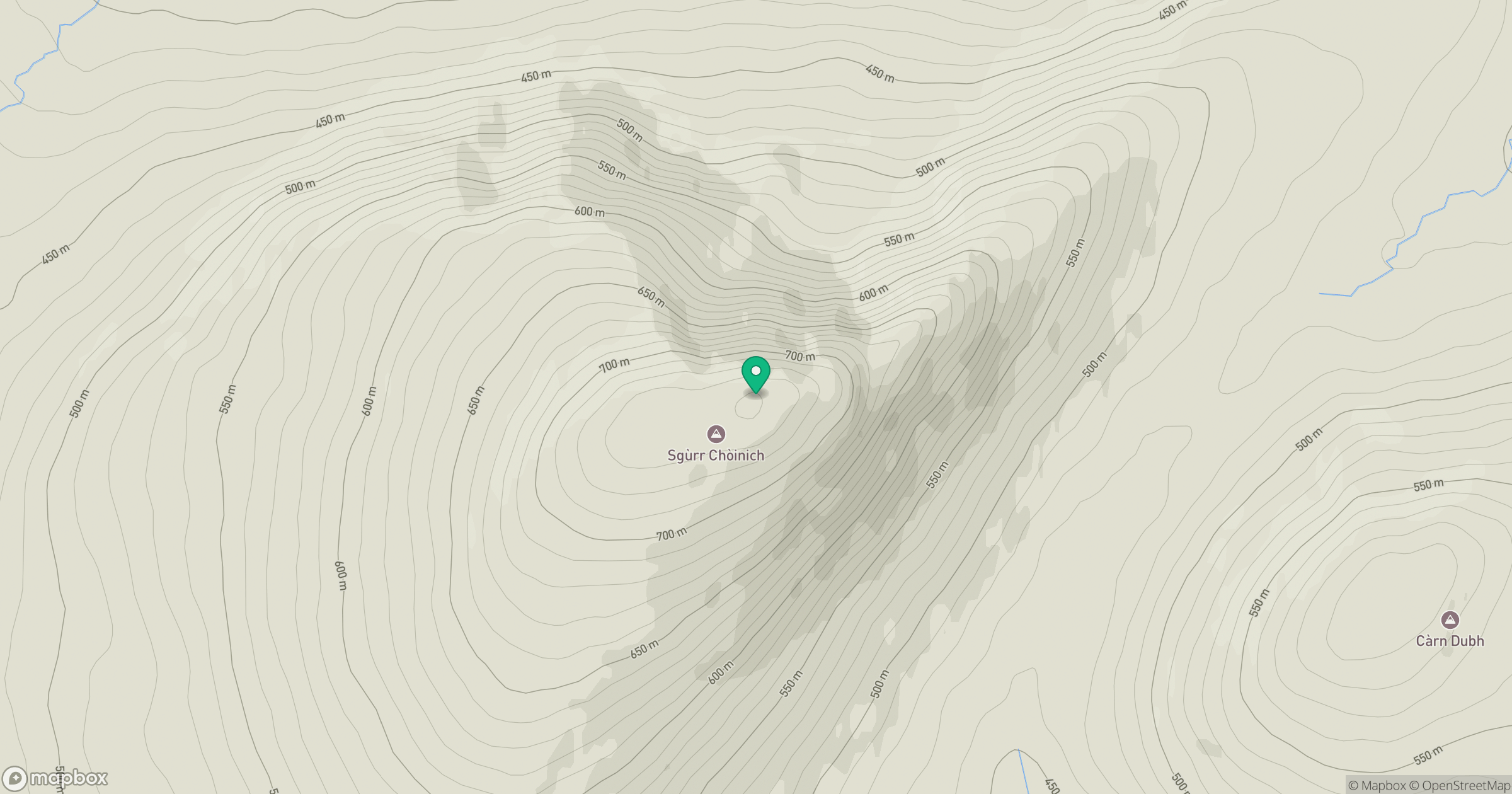 Sgurr Choinnich [Sgurr Choinich] location map