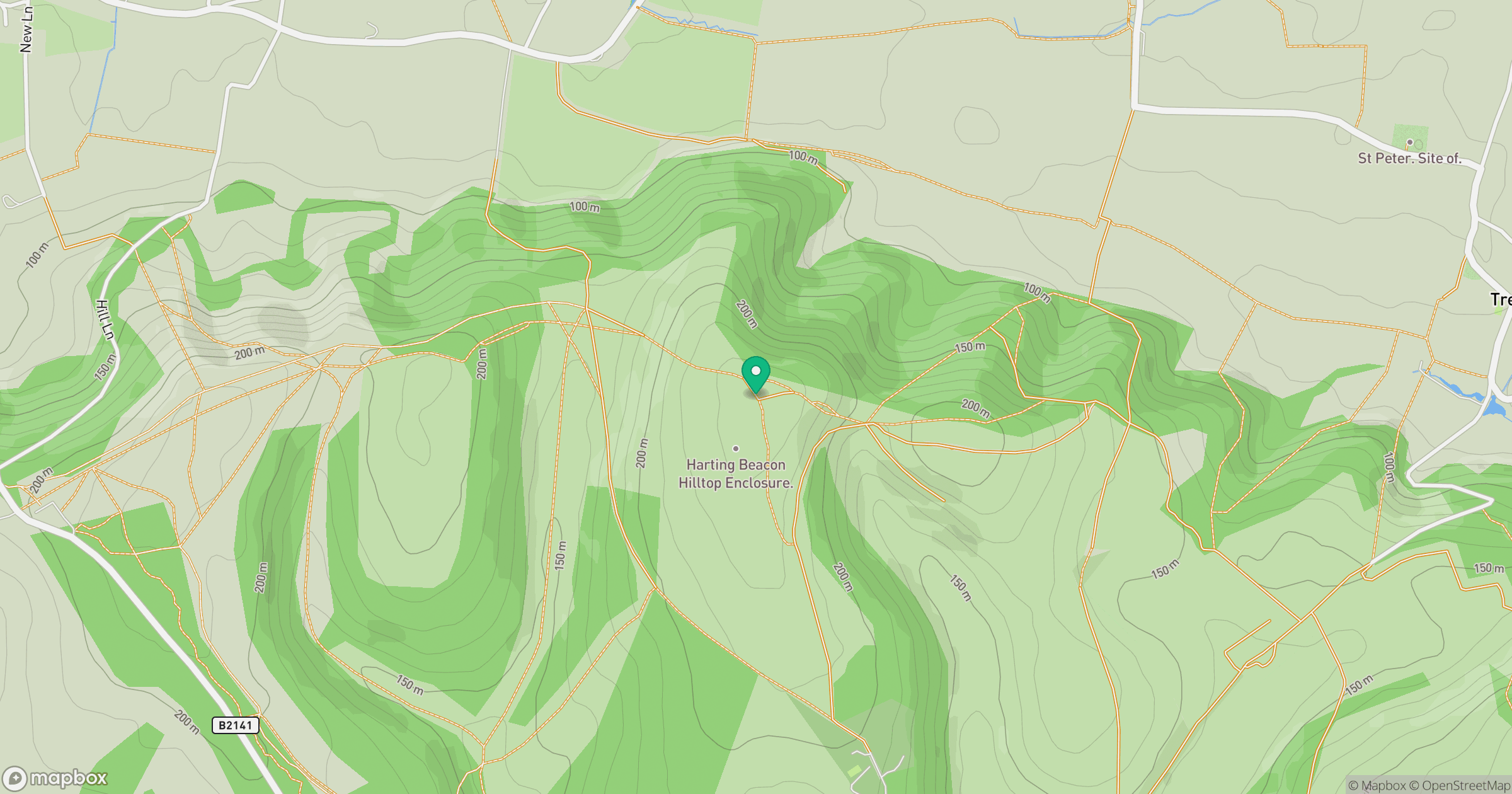 Beacon Hill location map