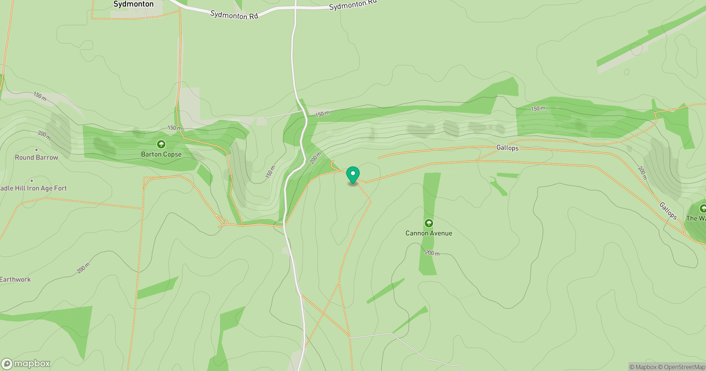 Watership Down location map