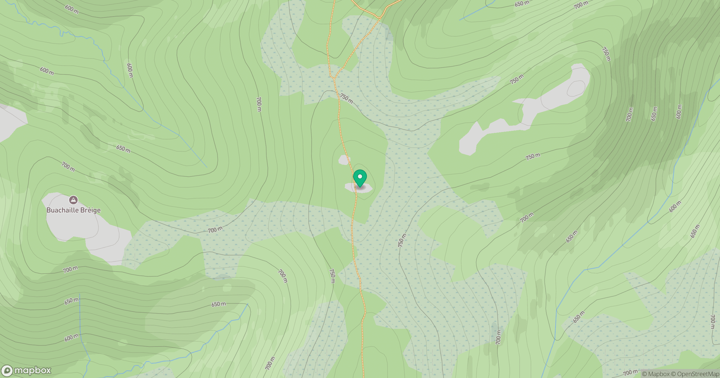 Geal Charn Far North Top location map