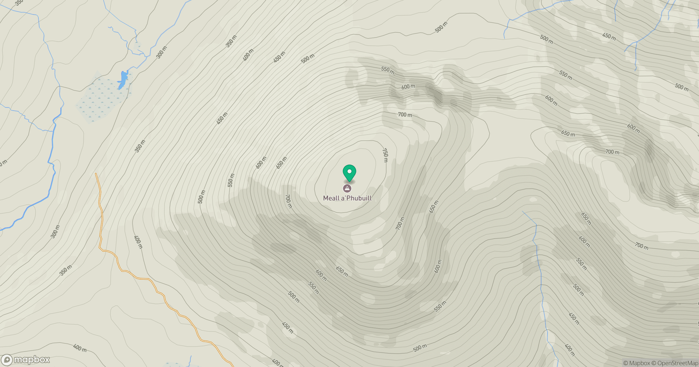 Meall a' Phubuill location map