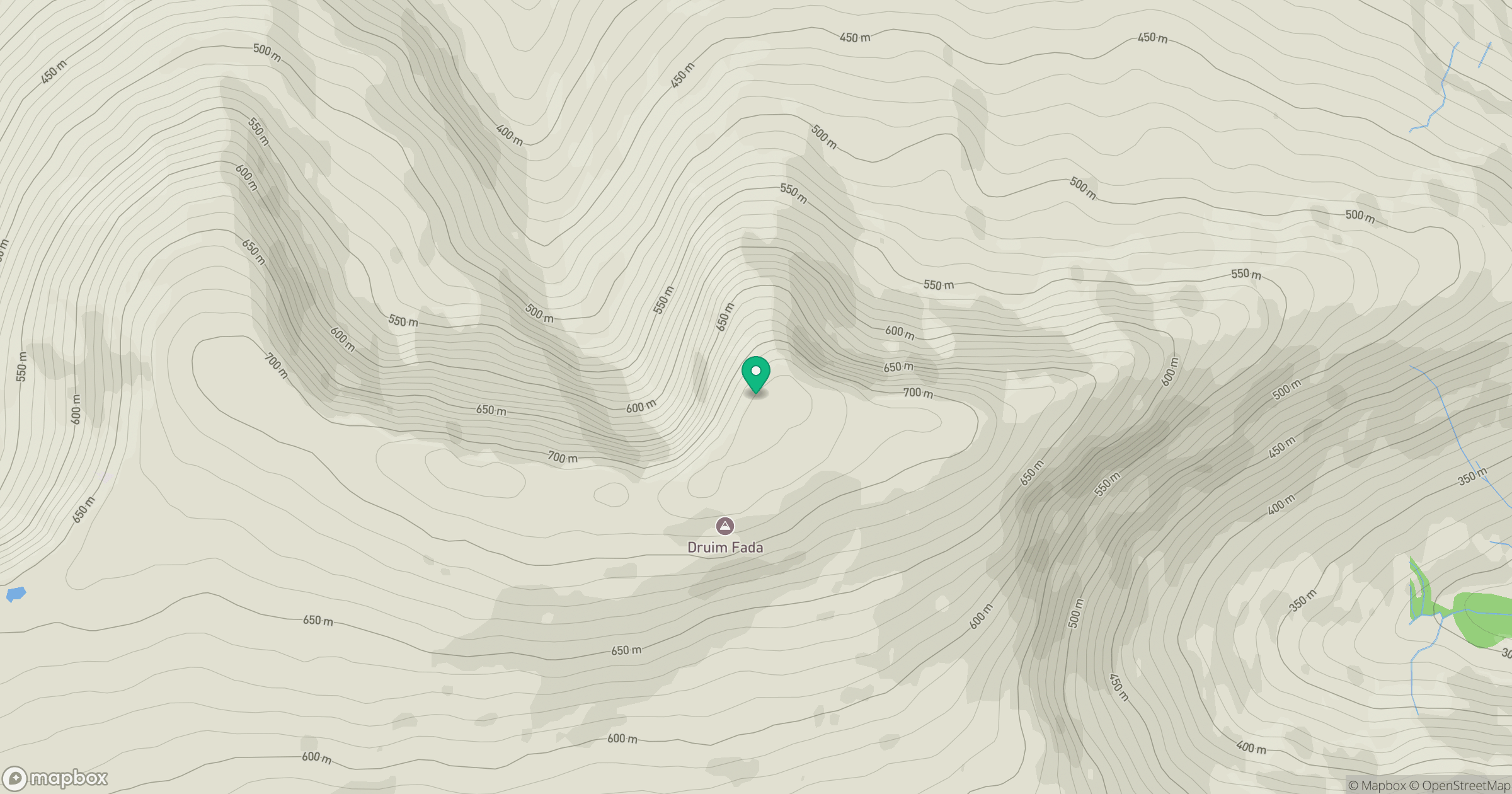 Druim Fada location map