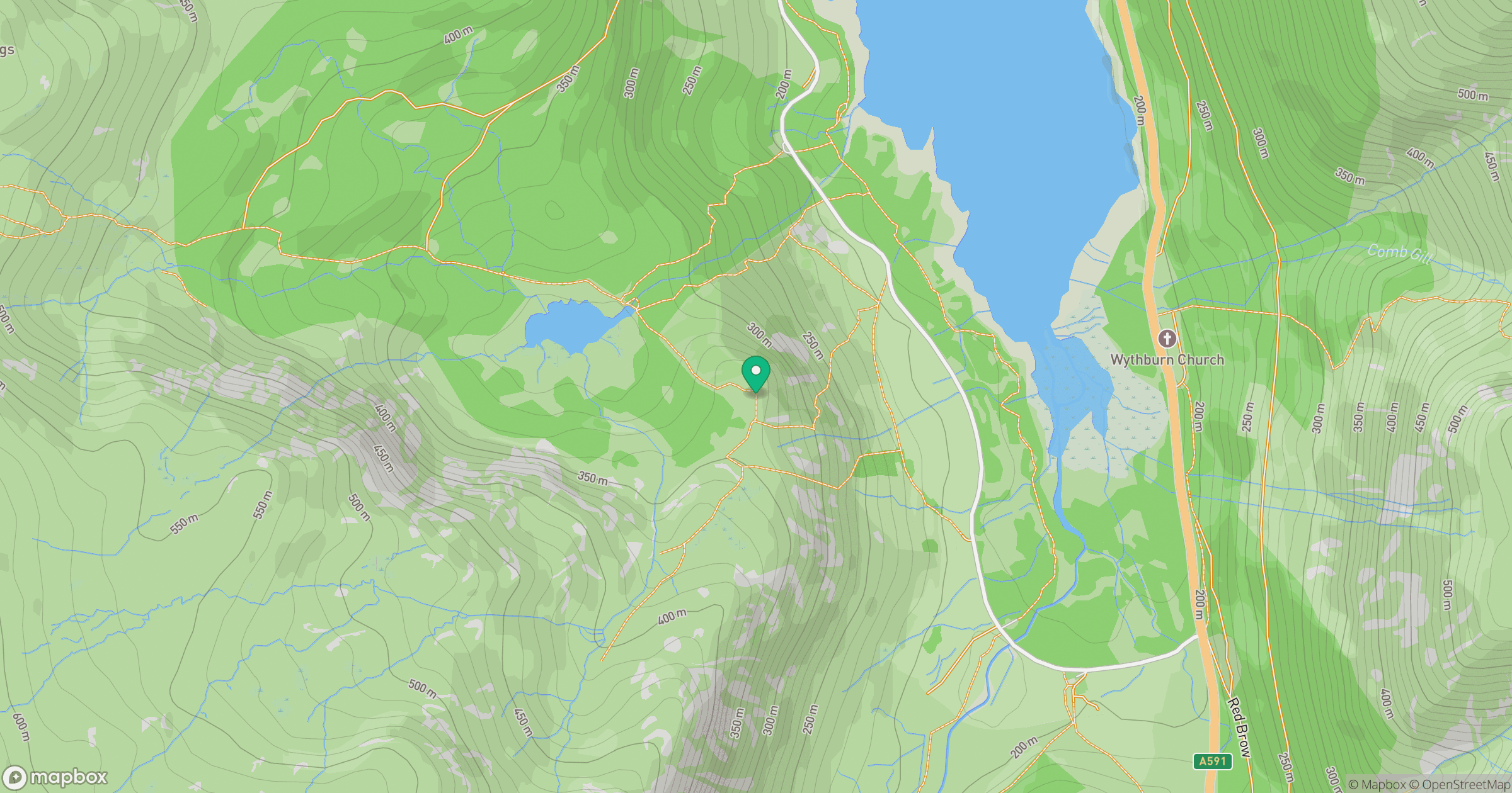 Birk Crag location map