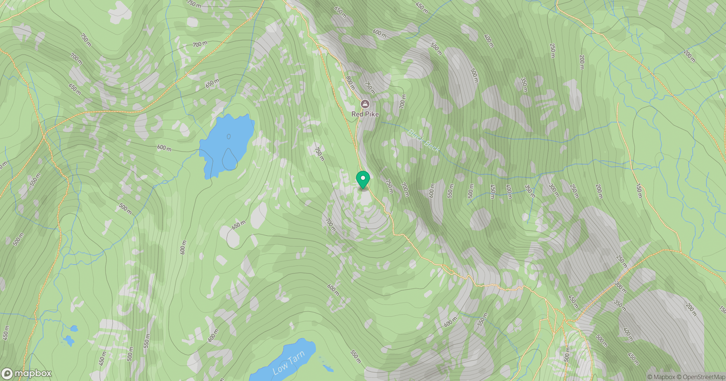 Black Crag location map