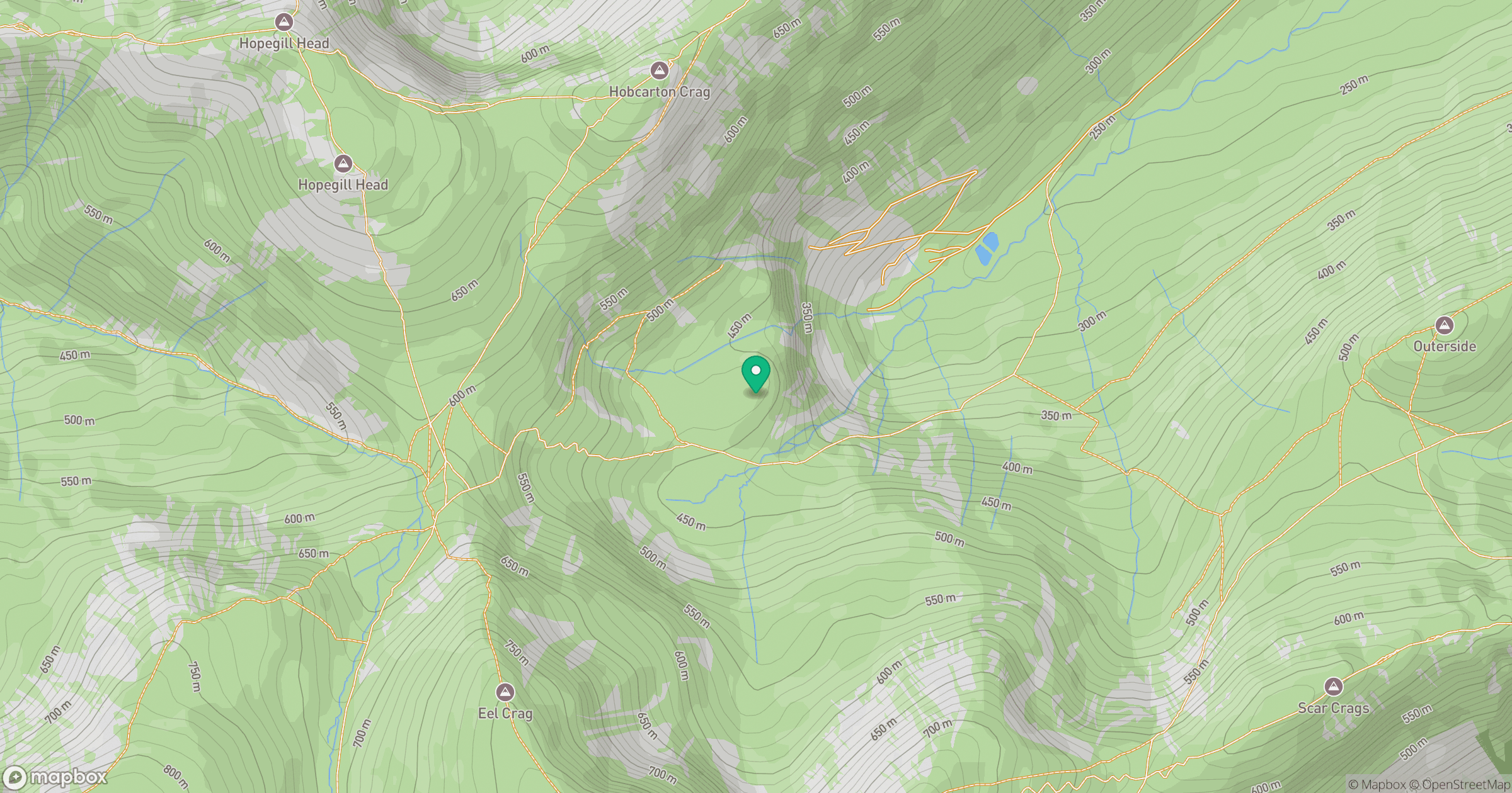 Force Crag location map