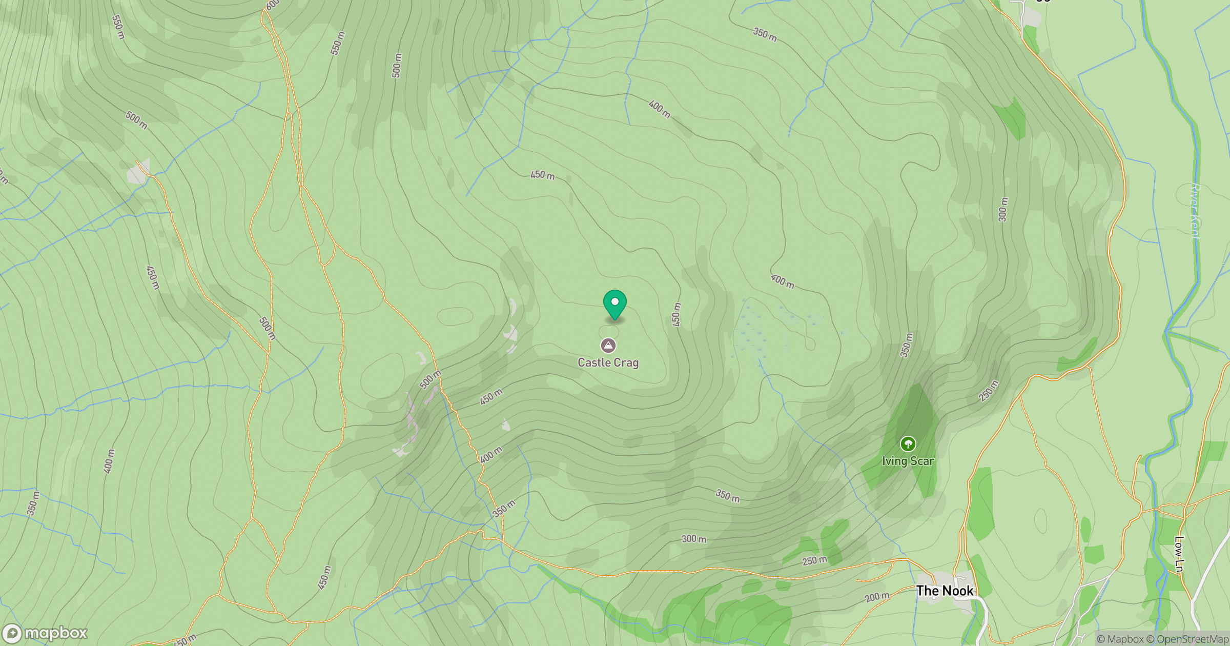Castle Crag location map