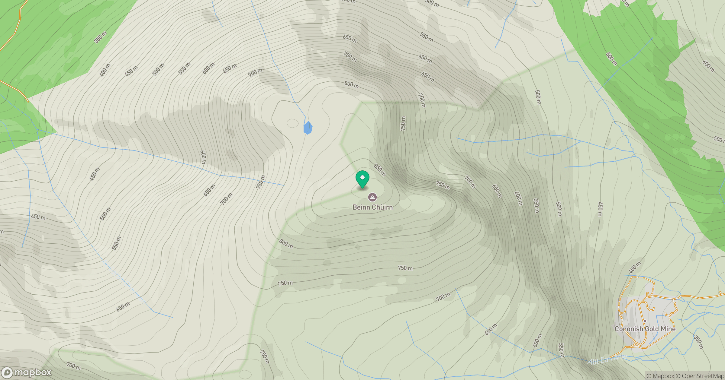 Beinn Chuirn location map