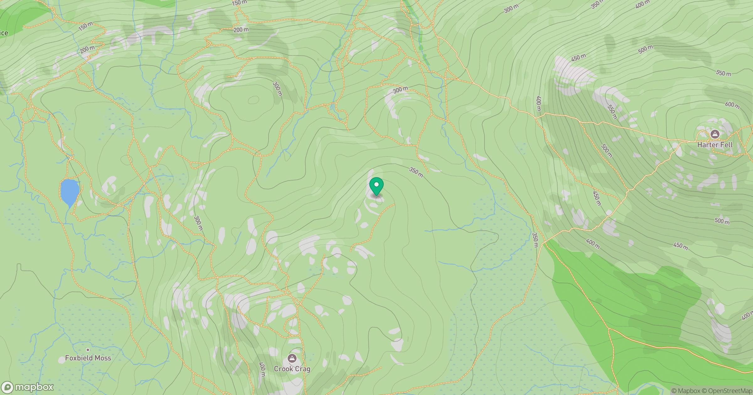 Dow Crag location map