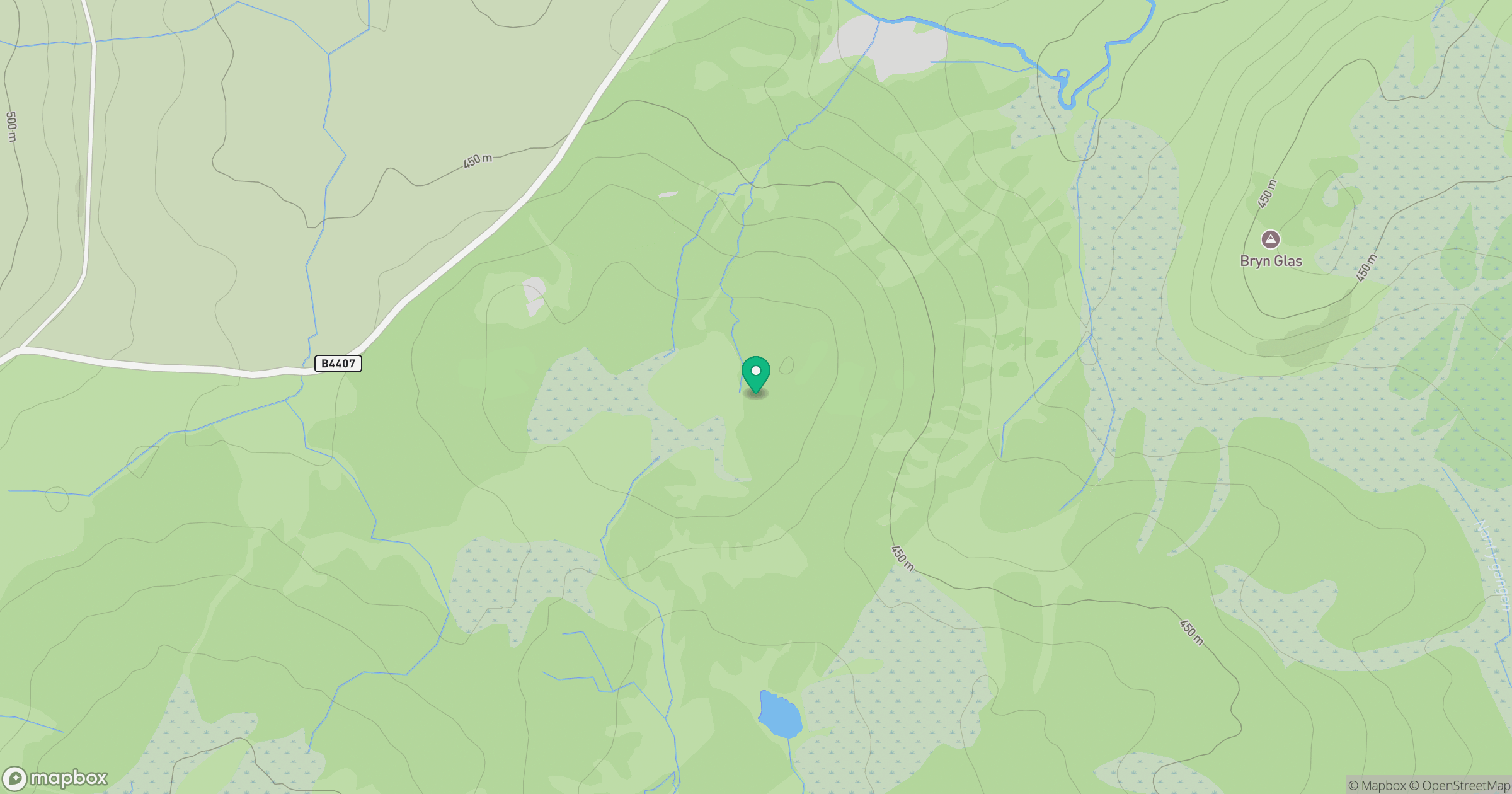 Llechwedd Mawr location map