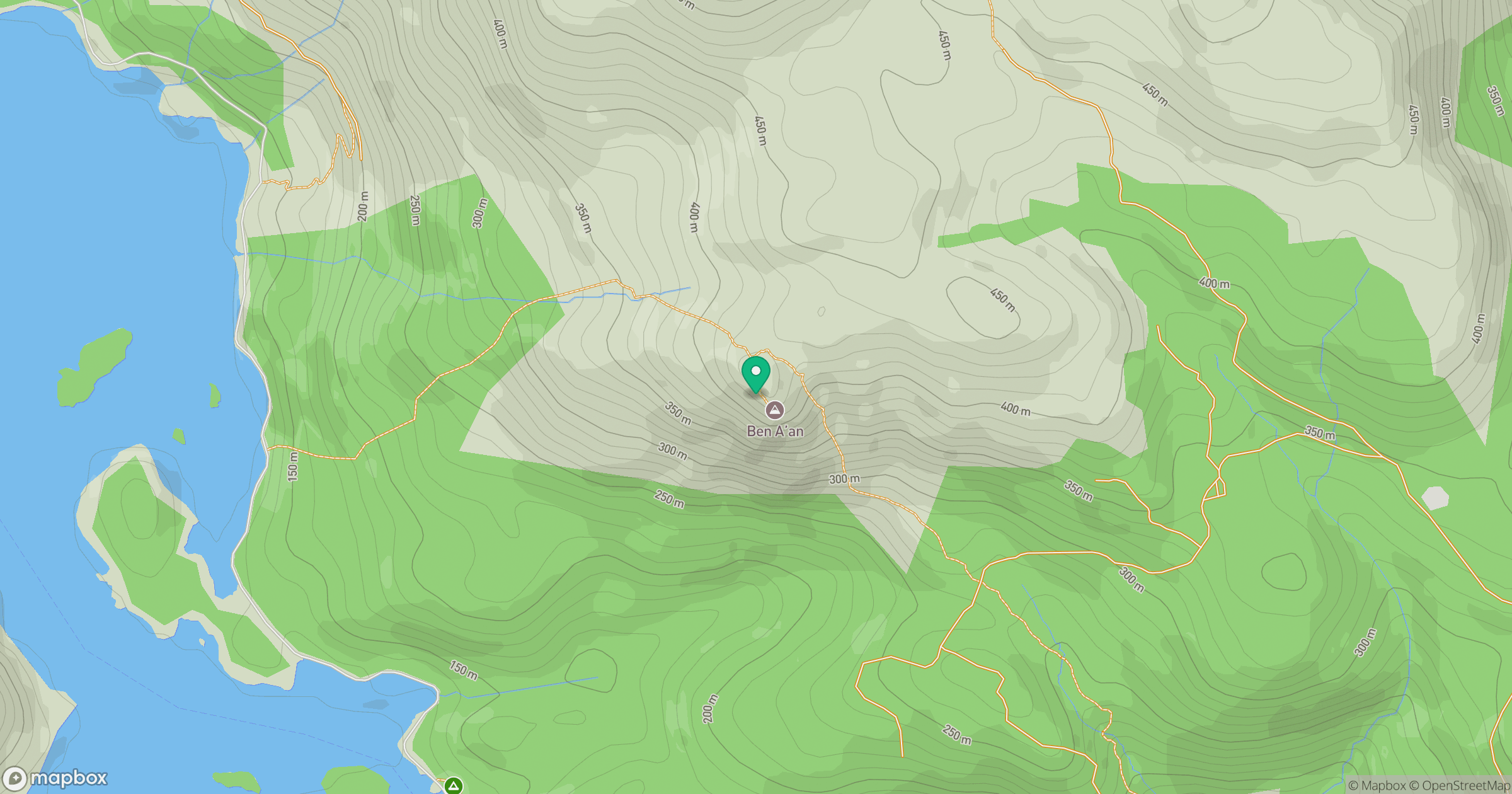 Ben A'an location map