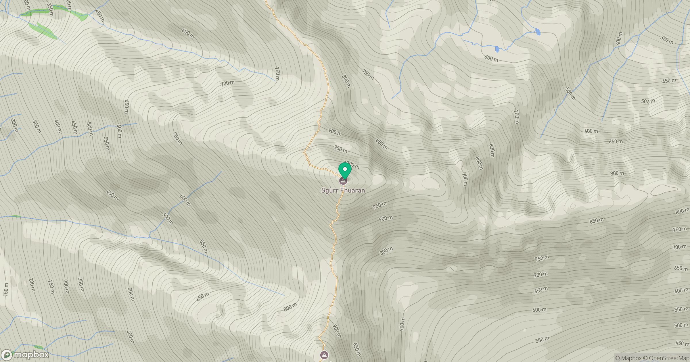 Sgurr Fhuaran location map