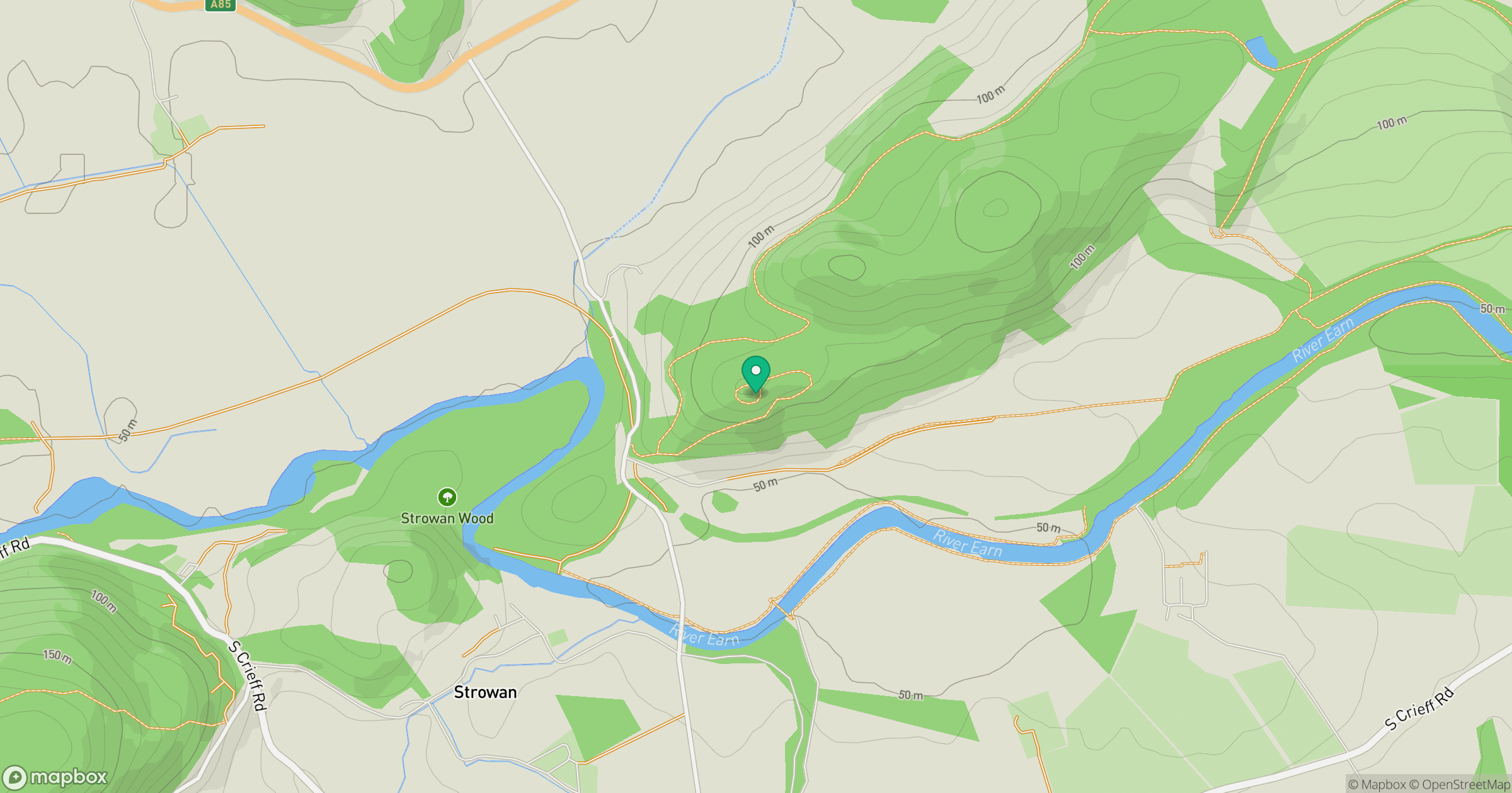 Tom a' Chasteil [Sir David Baird's Monument] location map