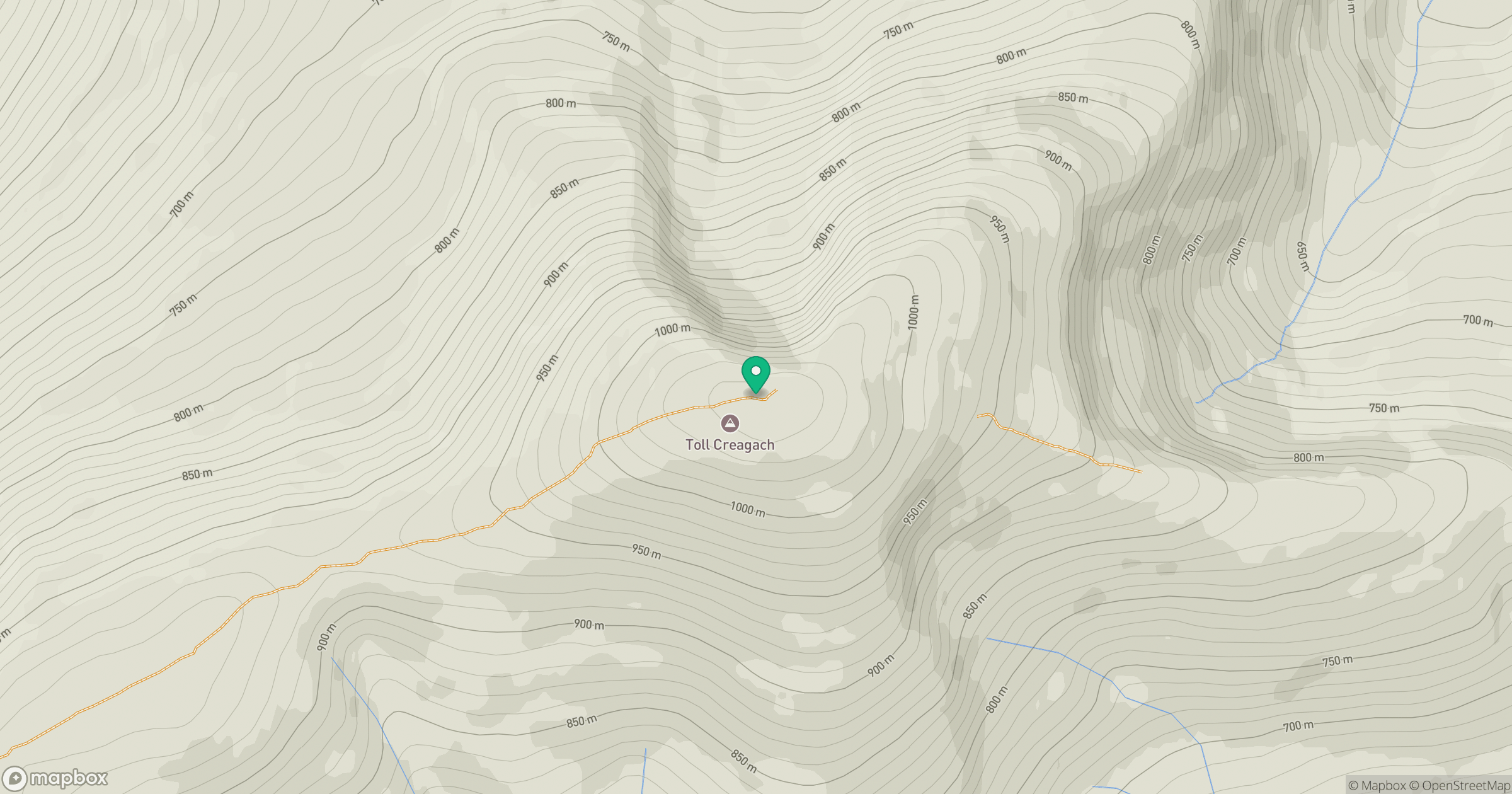 Toll Creagach location map
