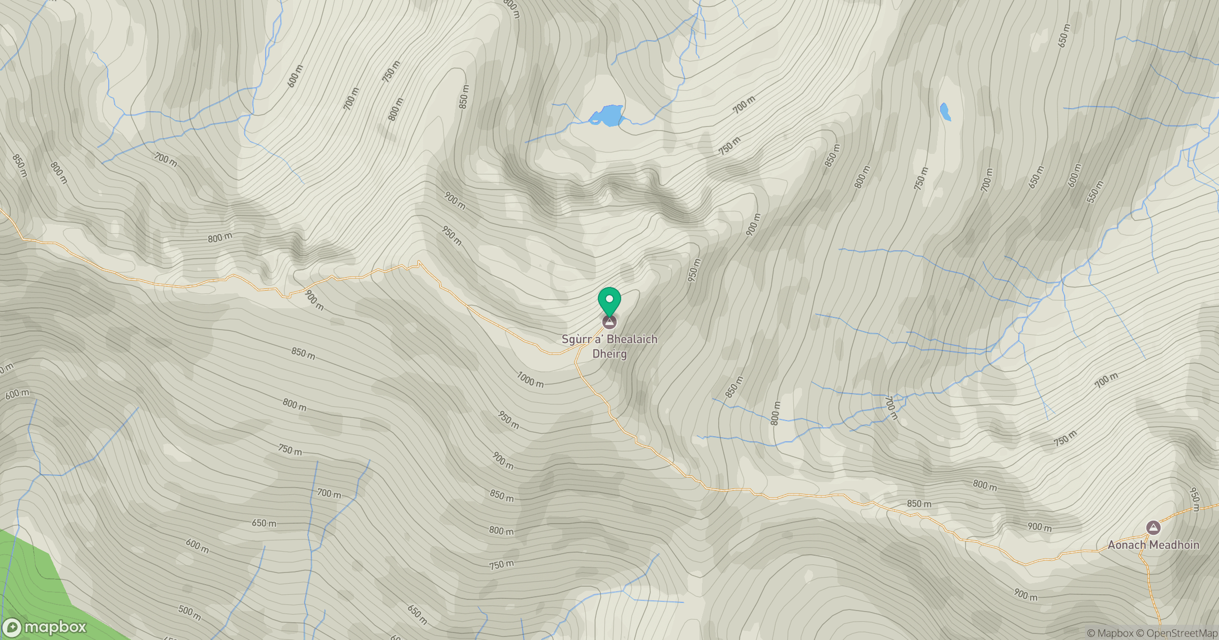 Sgurr a' Bhealaich Dheirg location map