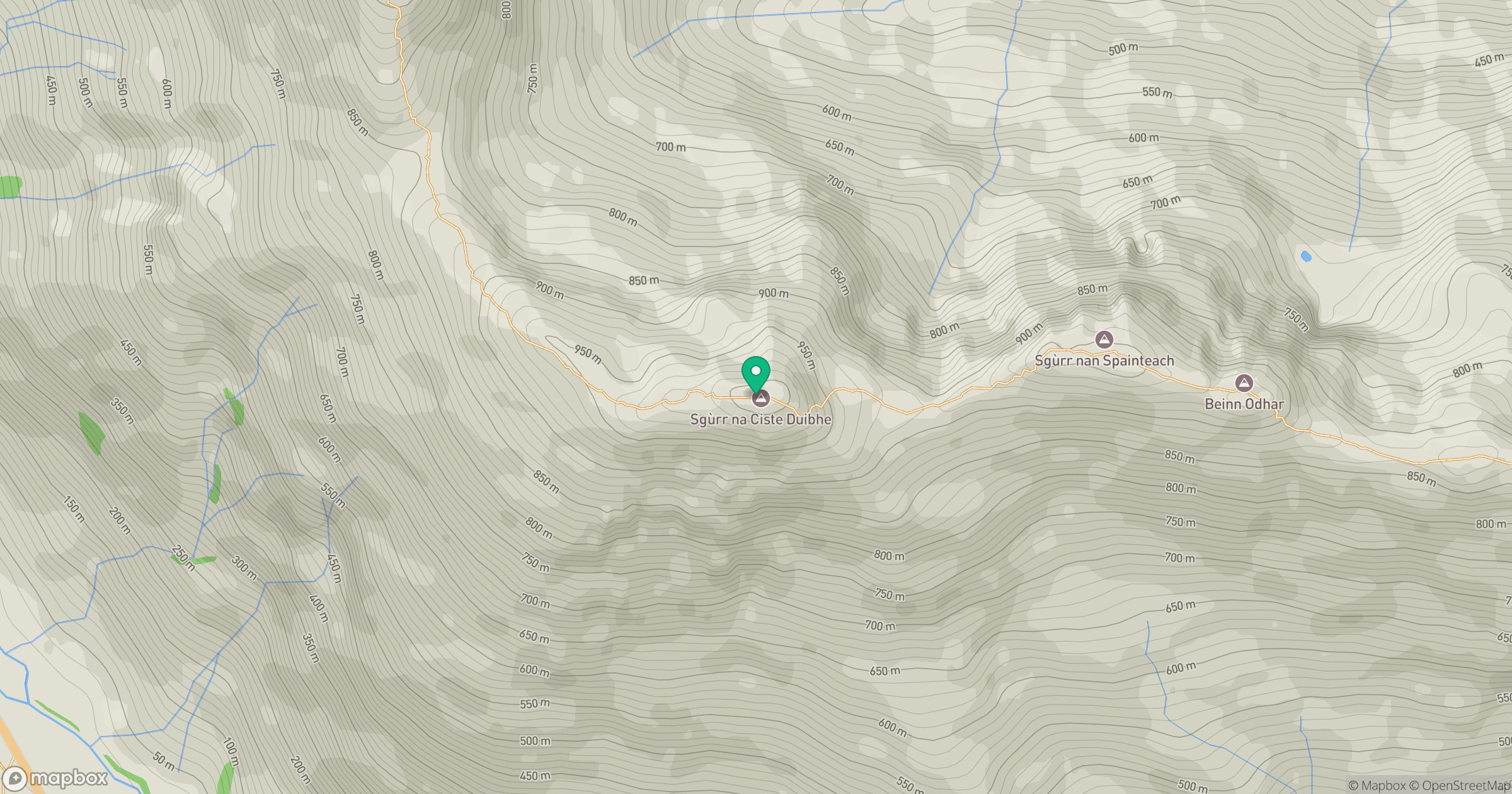 Sgurr na Ciste Duibhe location map