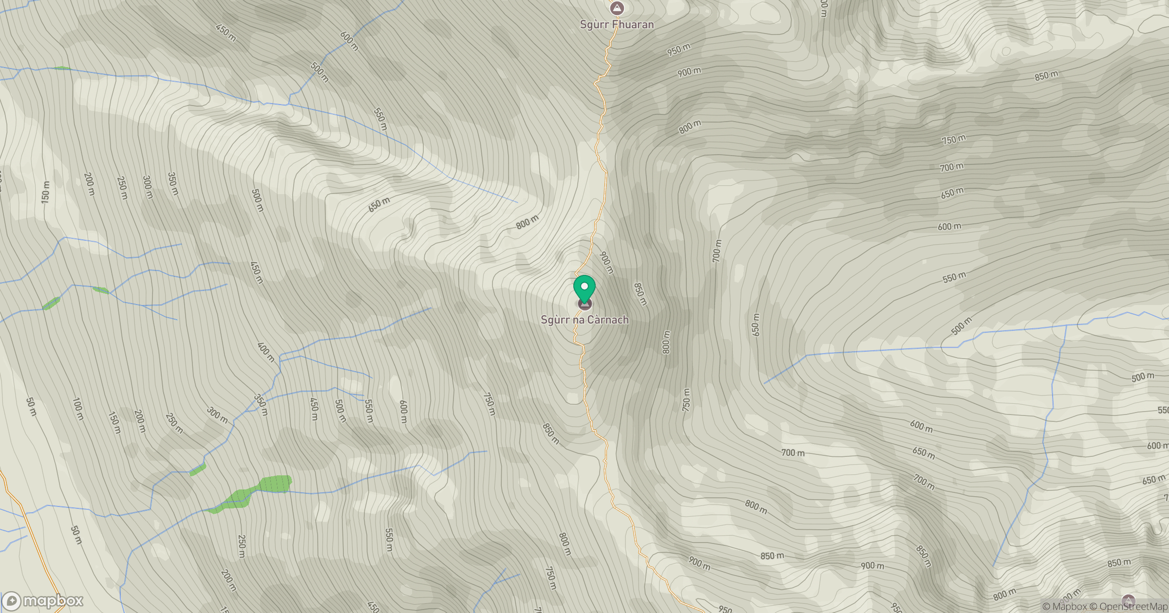 Sgurr na Carnach location map