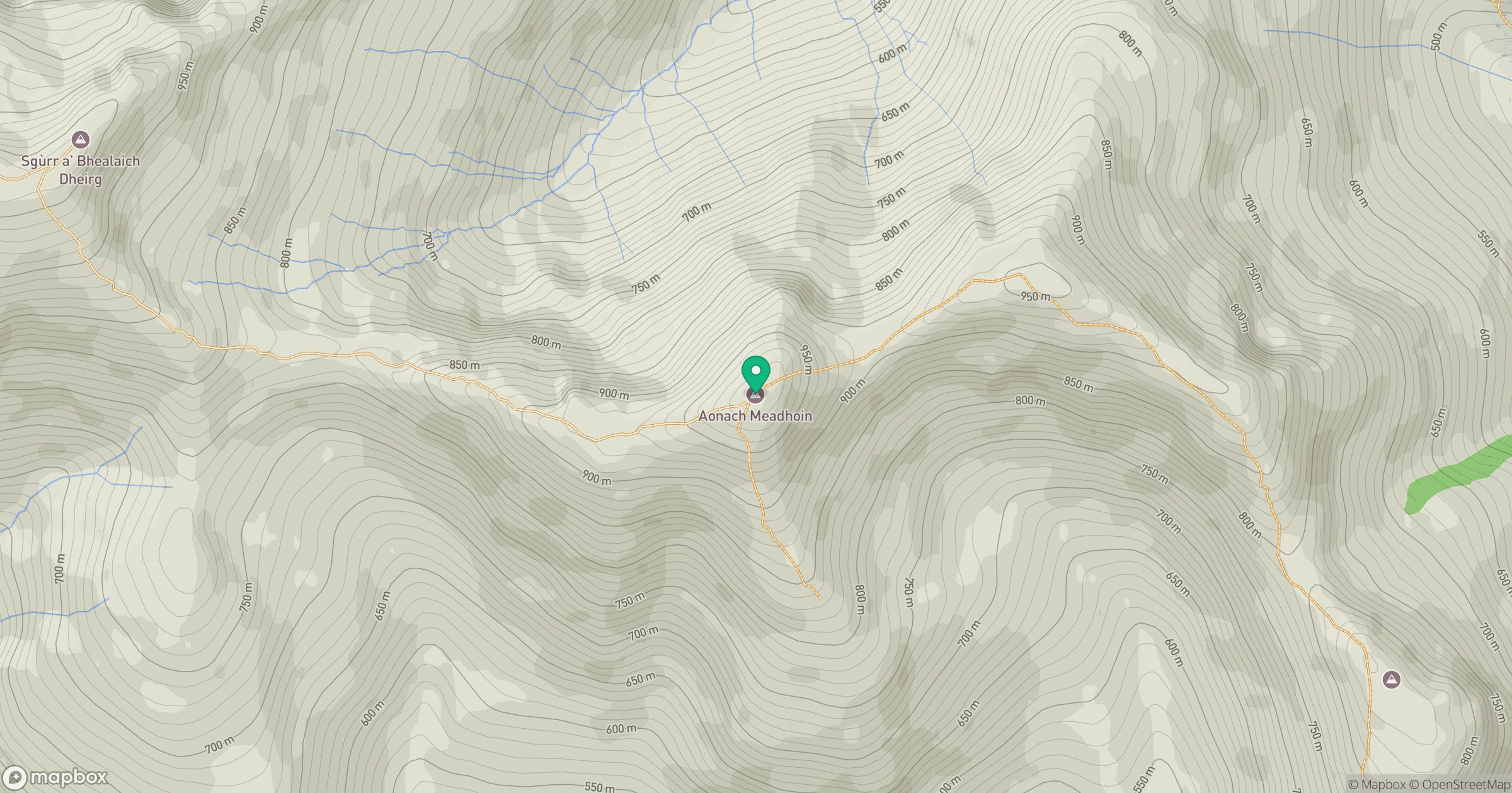 Aonach Meadhoin location map
