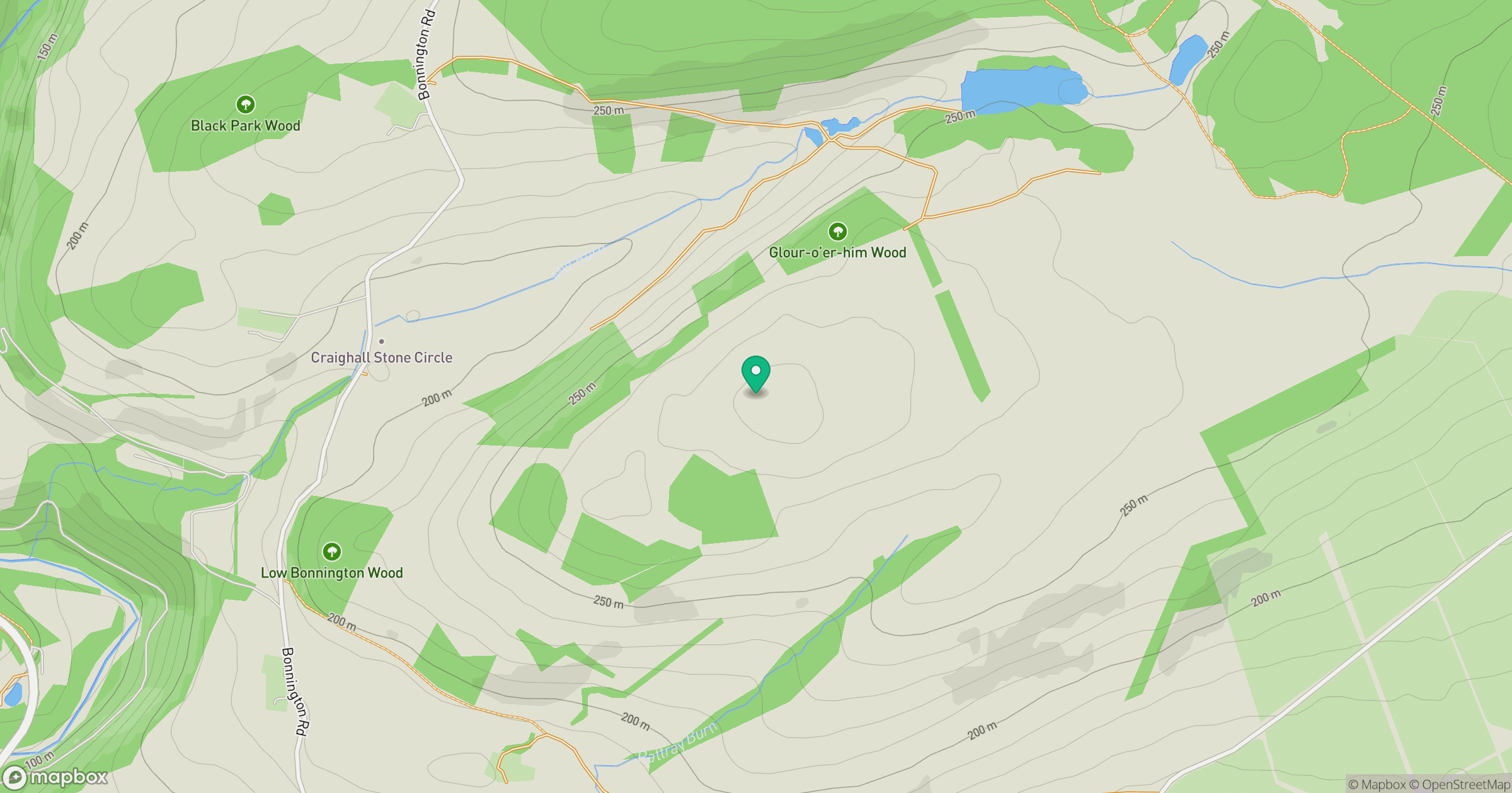 Broad Moss location map