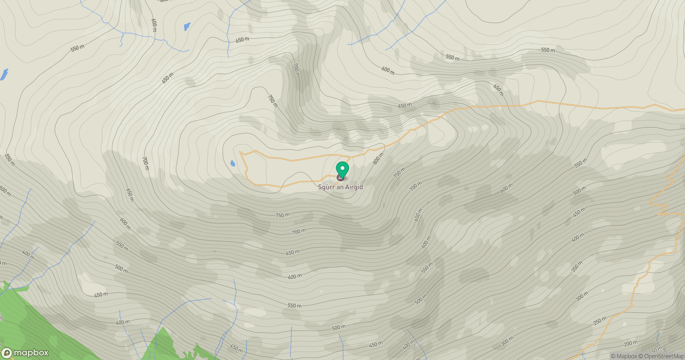 Sgurr an Airgid location map