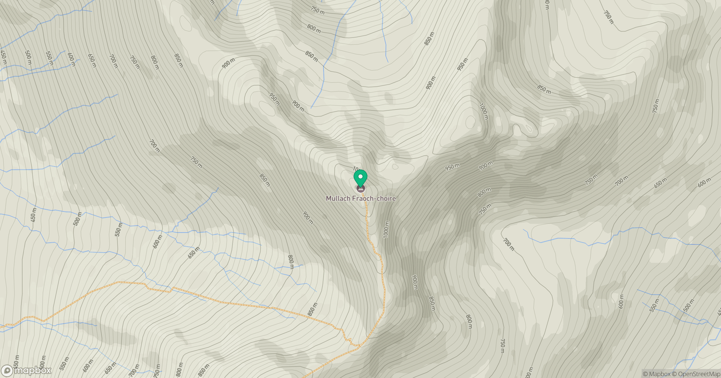 Mullach Fraoch-choire location map