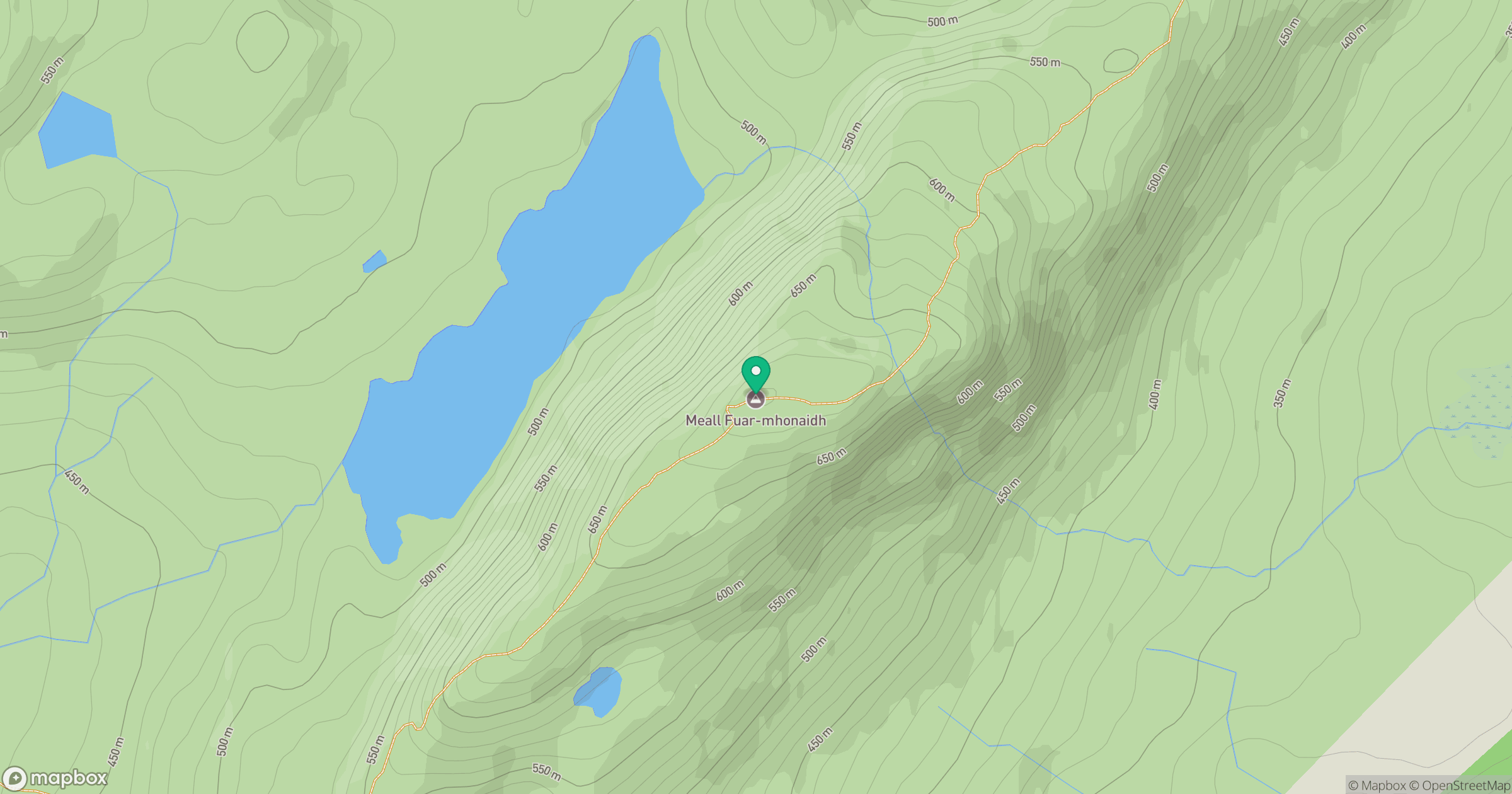 Meall Fuar-mhonaidh location map