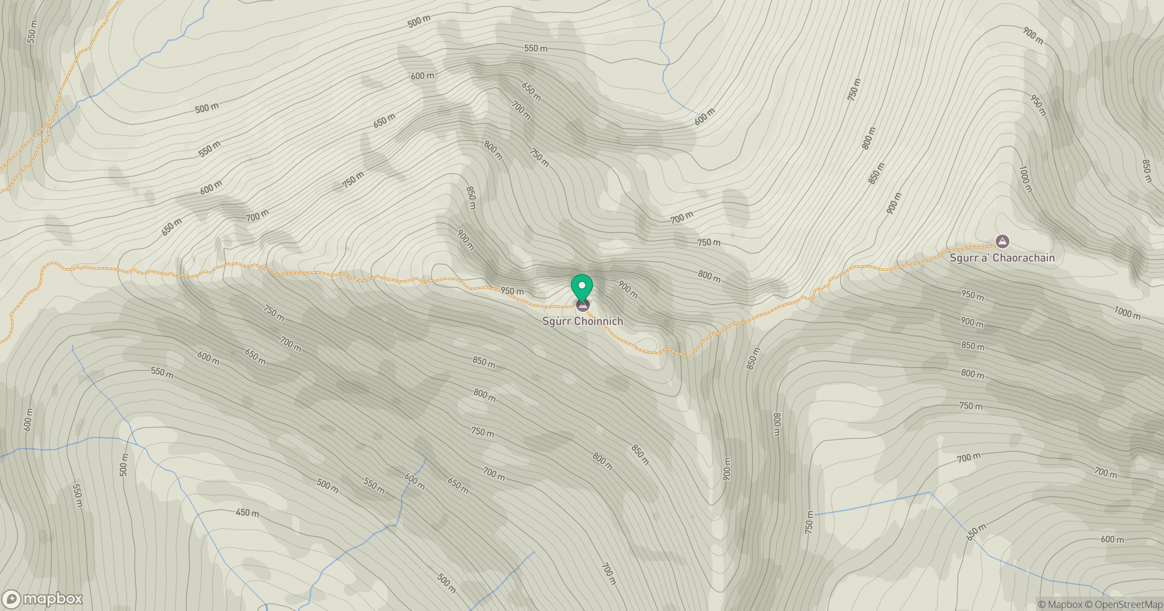 Sgurr Choinnich location map