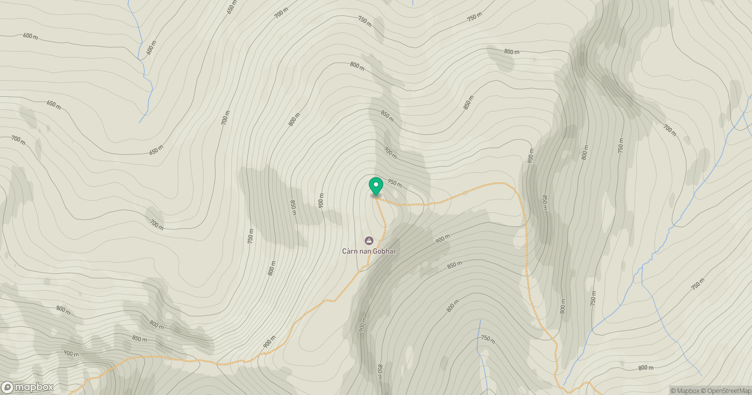 Carn nan Gobhar location map