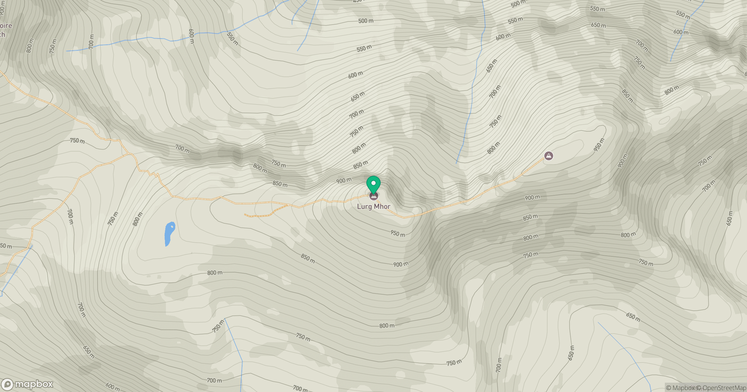 Lurg Mhor location map