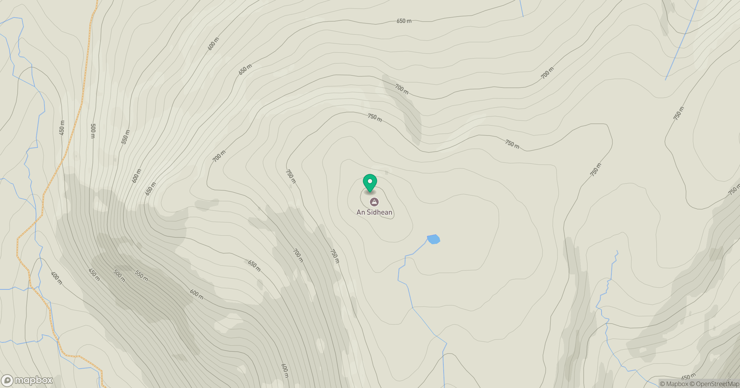 An Sithean [An Sidhean] location map