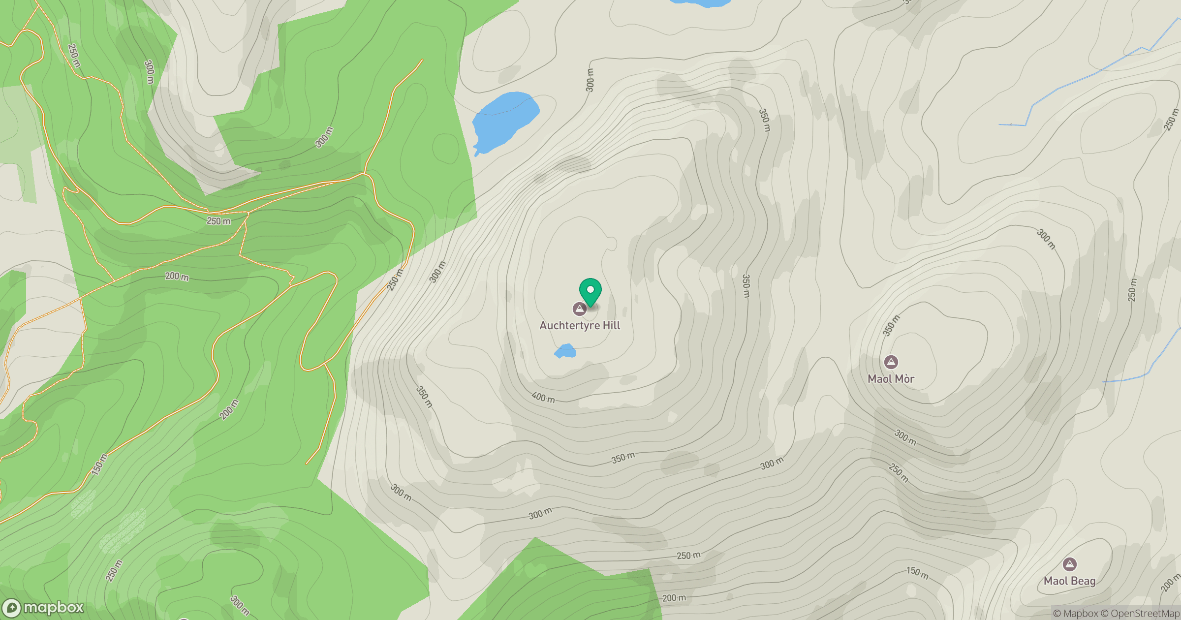 Auchtertyre Hill location map