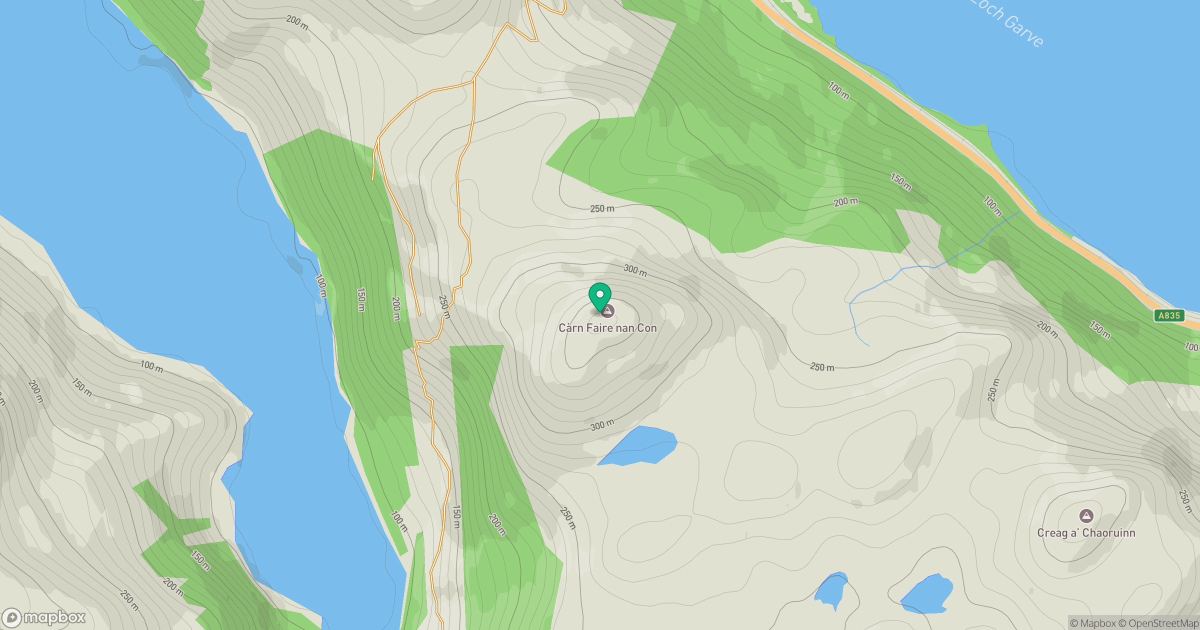 Carn Faire nan Con location map