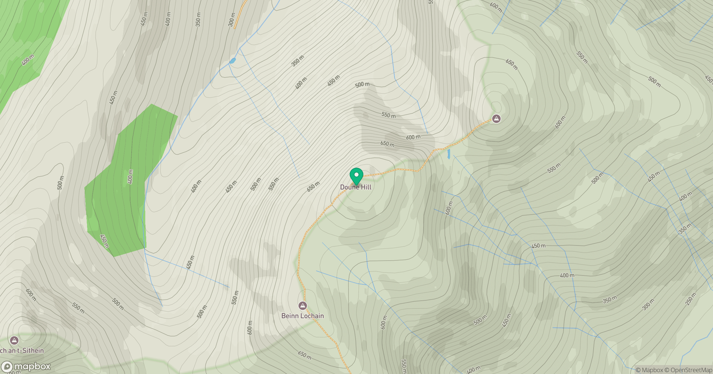 Doune Hill location map