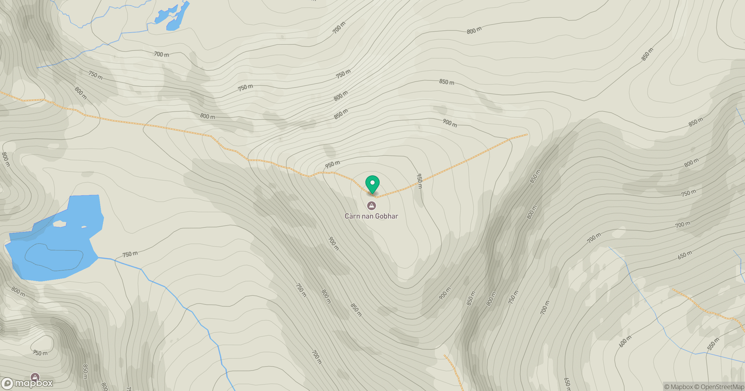Carn nan Gobhar location map