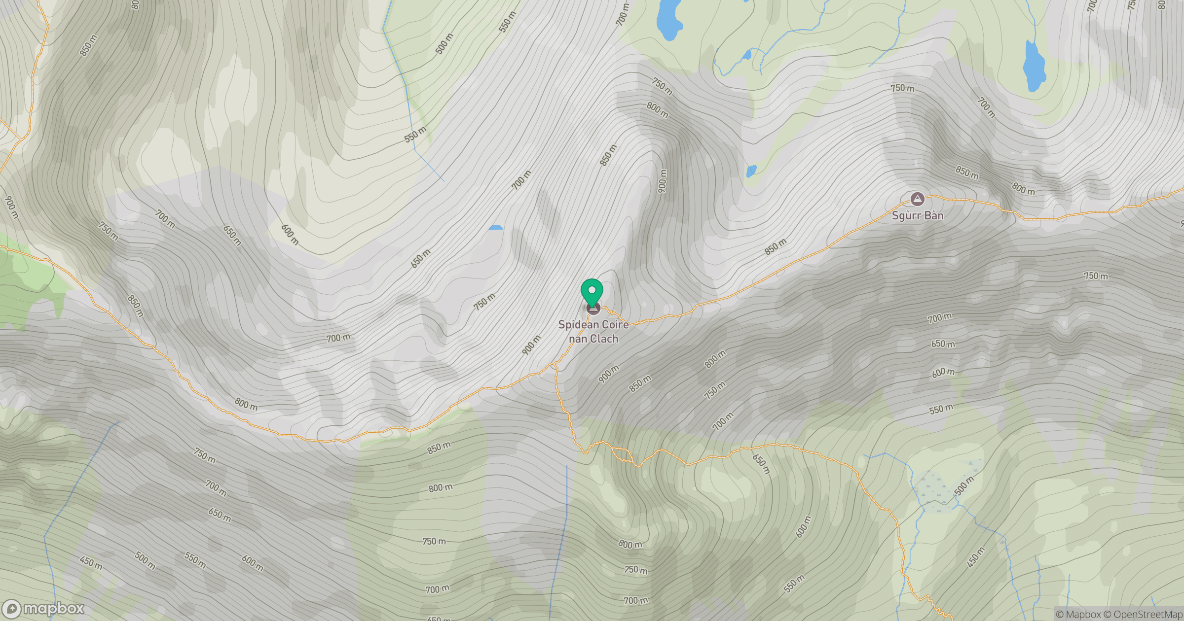 Beinn Eighe - Spidean Coire nan Clach location map