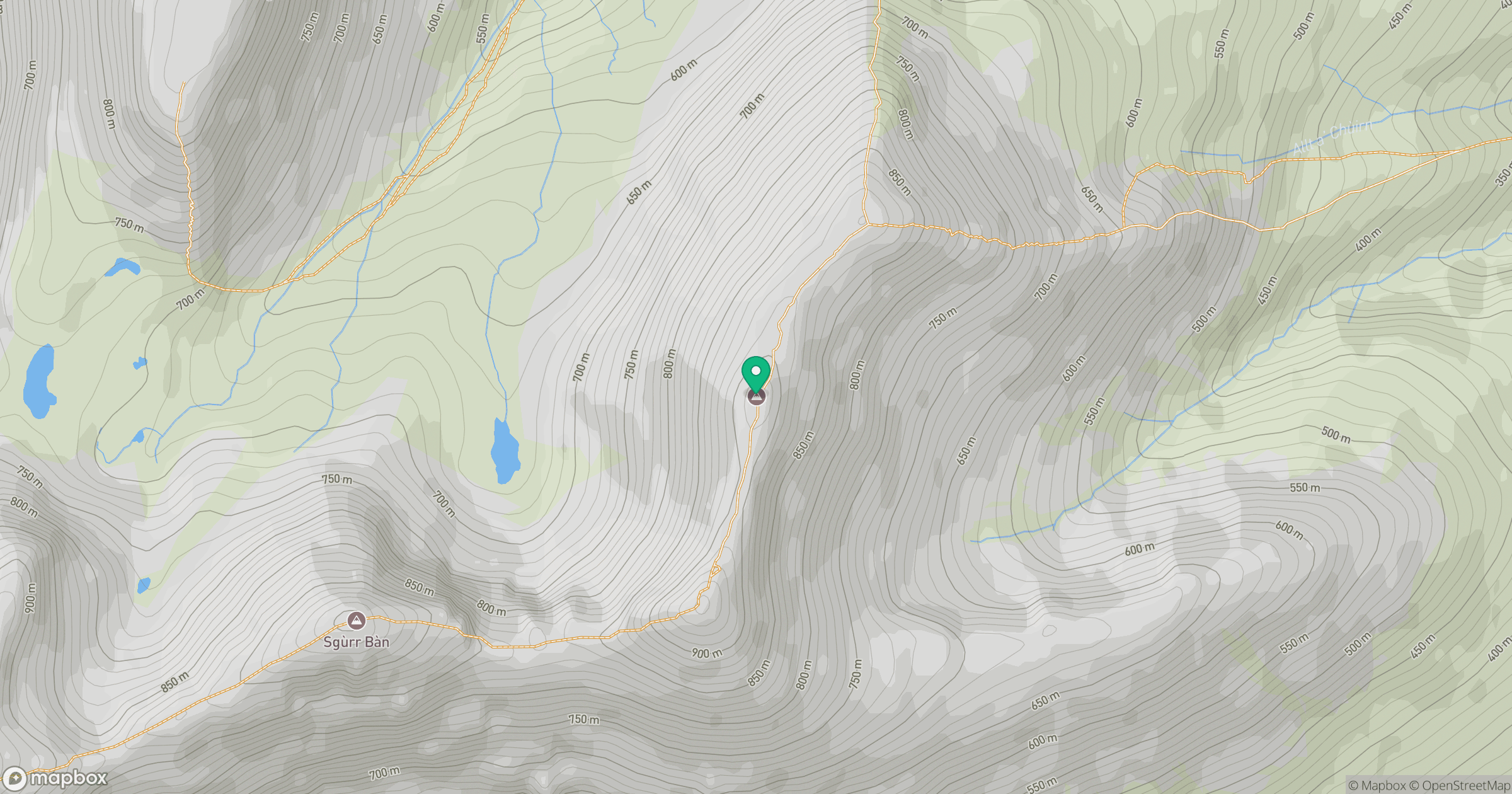 Sgurr nan Fhir Duibhe North Top location map