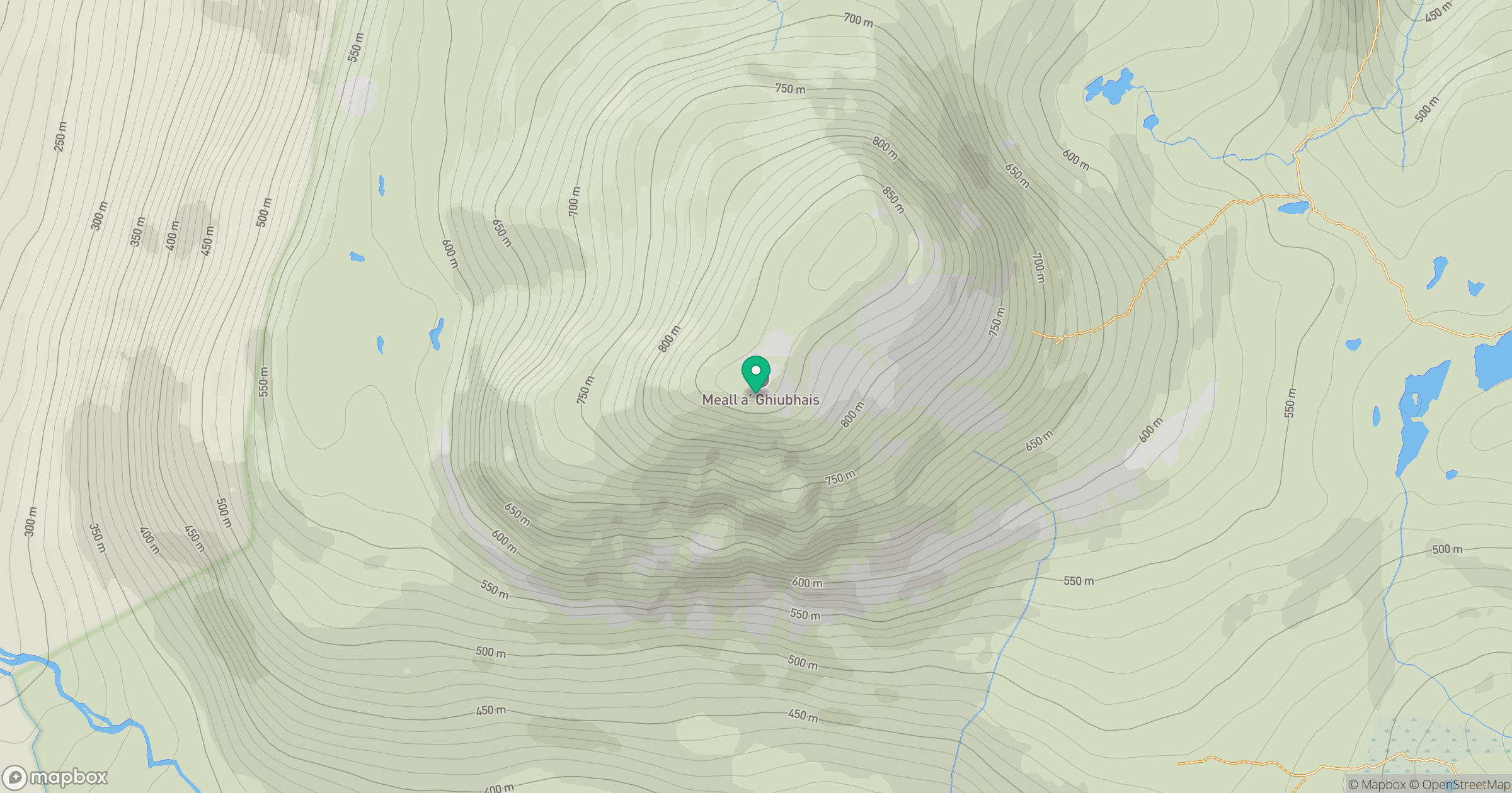 Meall a' Ghiuthais [Meall a' Ghiubhais] location map