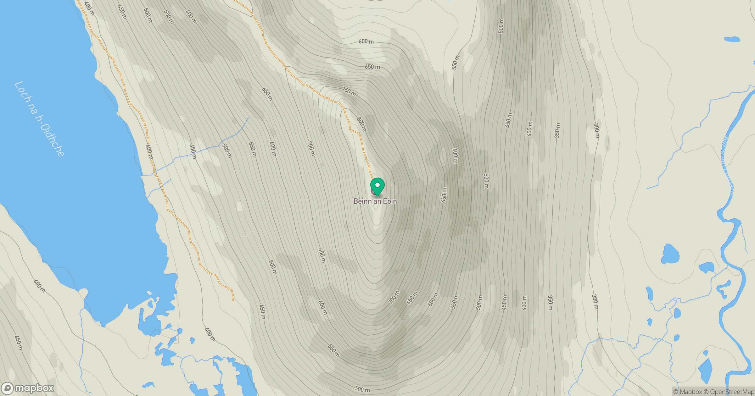 Beinn an Eoin location map