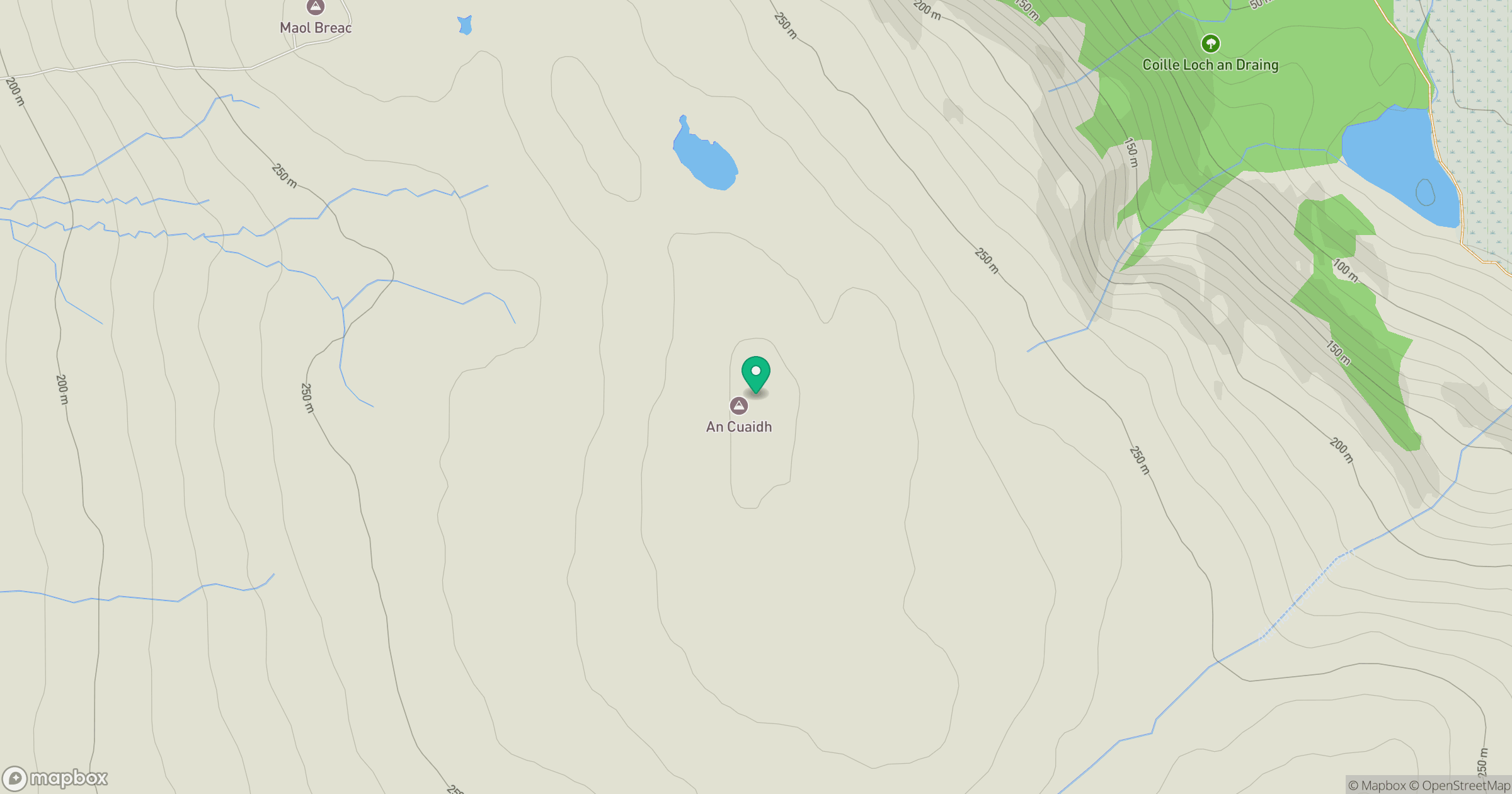 An Cuaidh location map