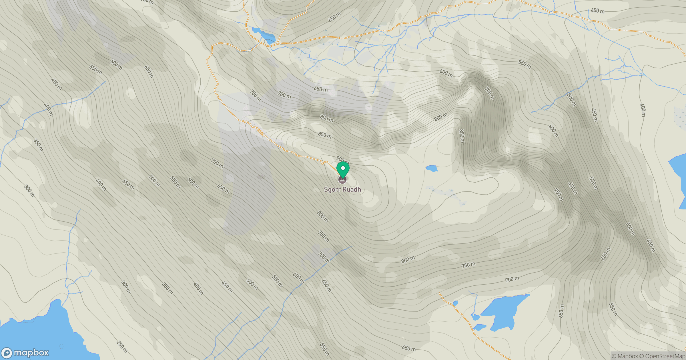 Sgorr Ruadh location map