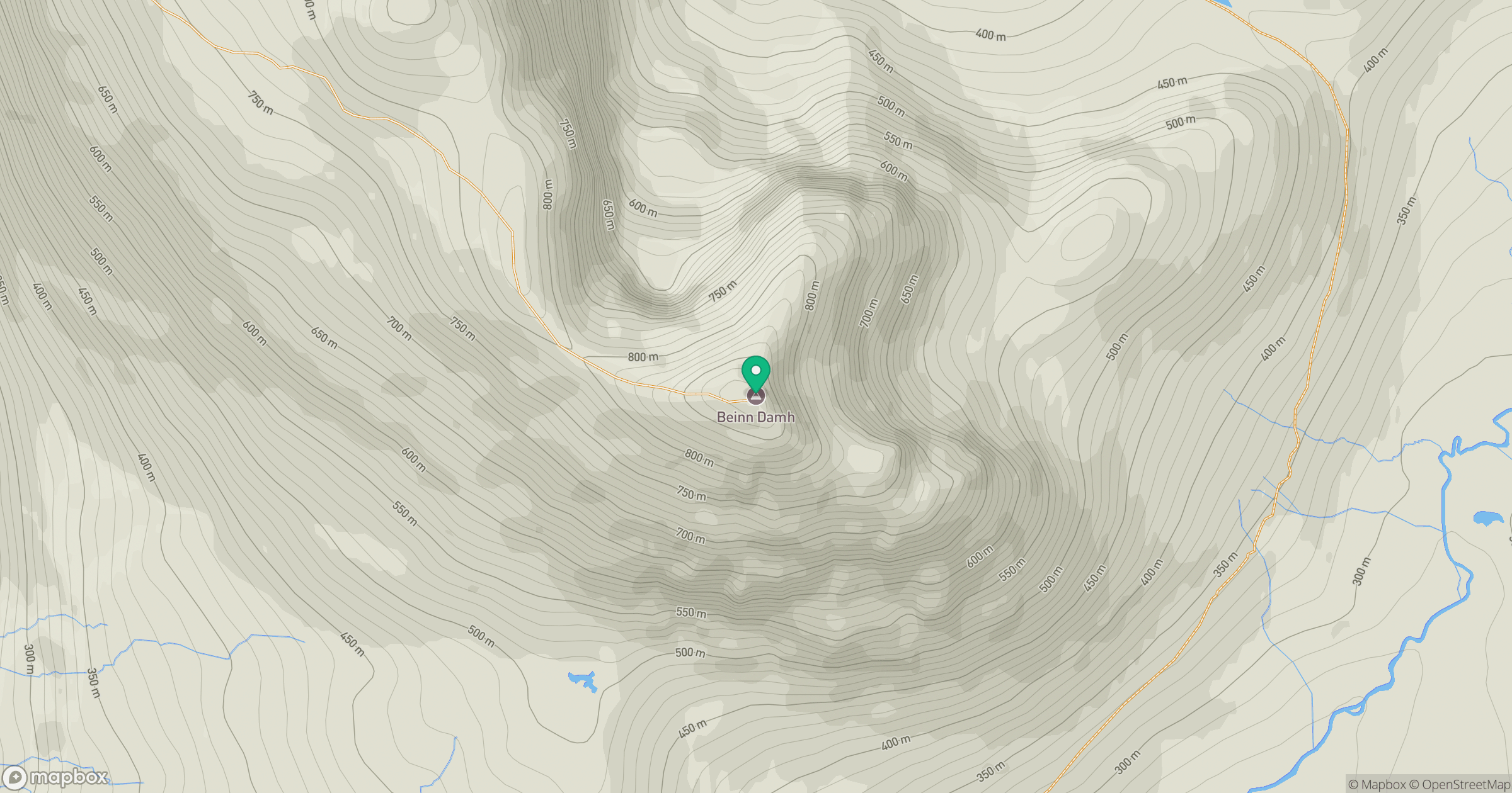 Beinn Damh location map