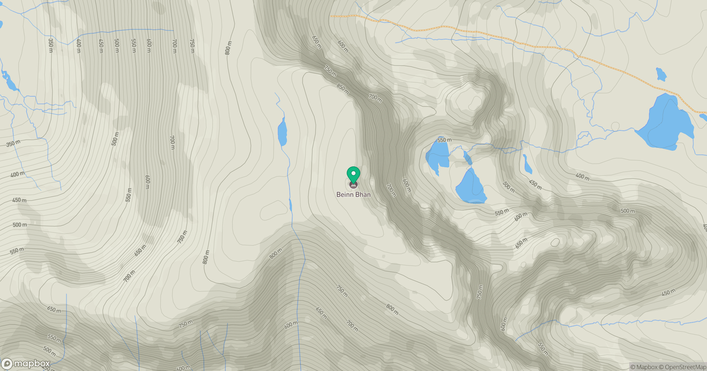 Beinn Bhan location map