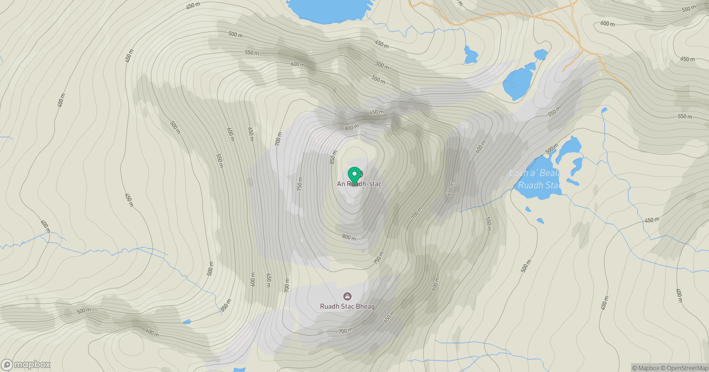 An Ruadh-Stac location map