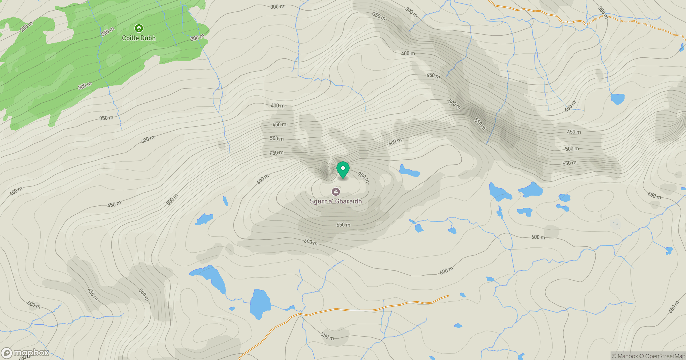 Sgurr a' Gharaidh location map