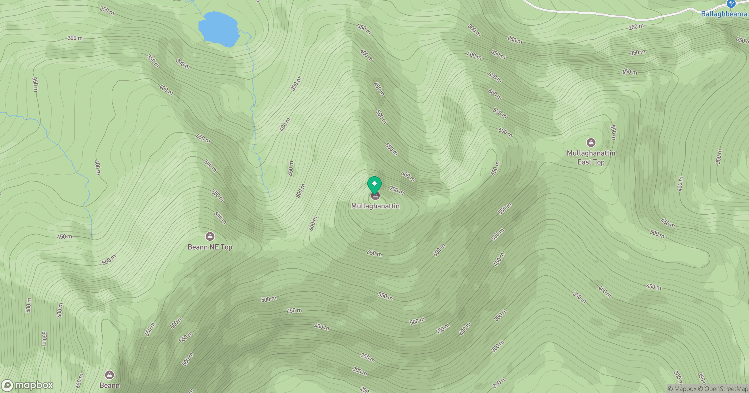 Mullaghanattin location map